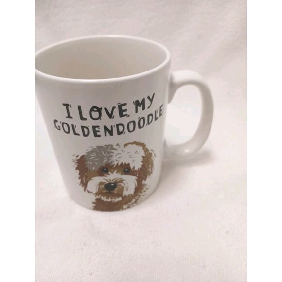 Primitives by Kathy I Love My Goldendoodle Large Dog Coffee Cup Mug 20 oz Double - Picture 4 of 11
